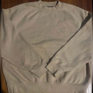 Essentials Men's Fear of God Beige Crewneck Sweater